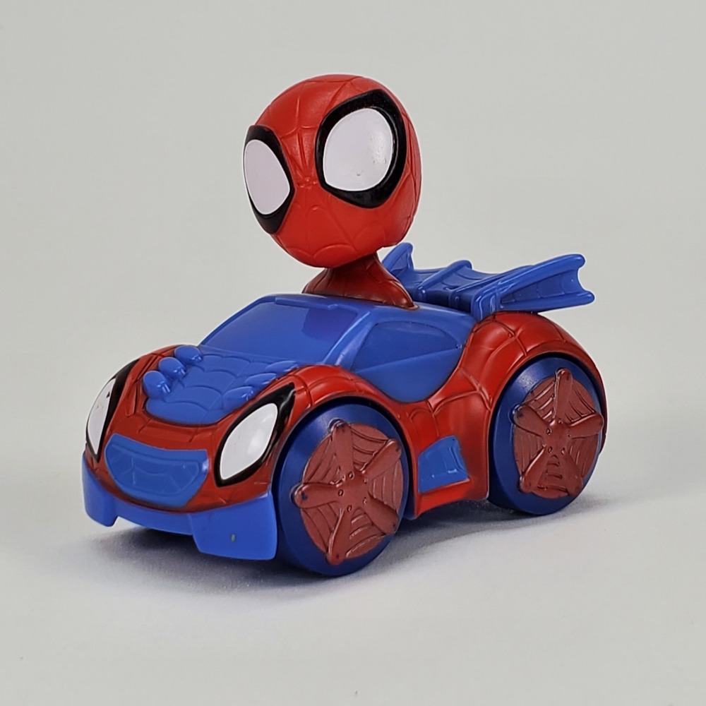 Marvel Spidey and His Amazing Friends Spidey Web Crawler Toy Car Red Blue